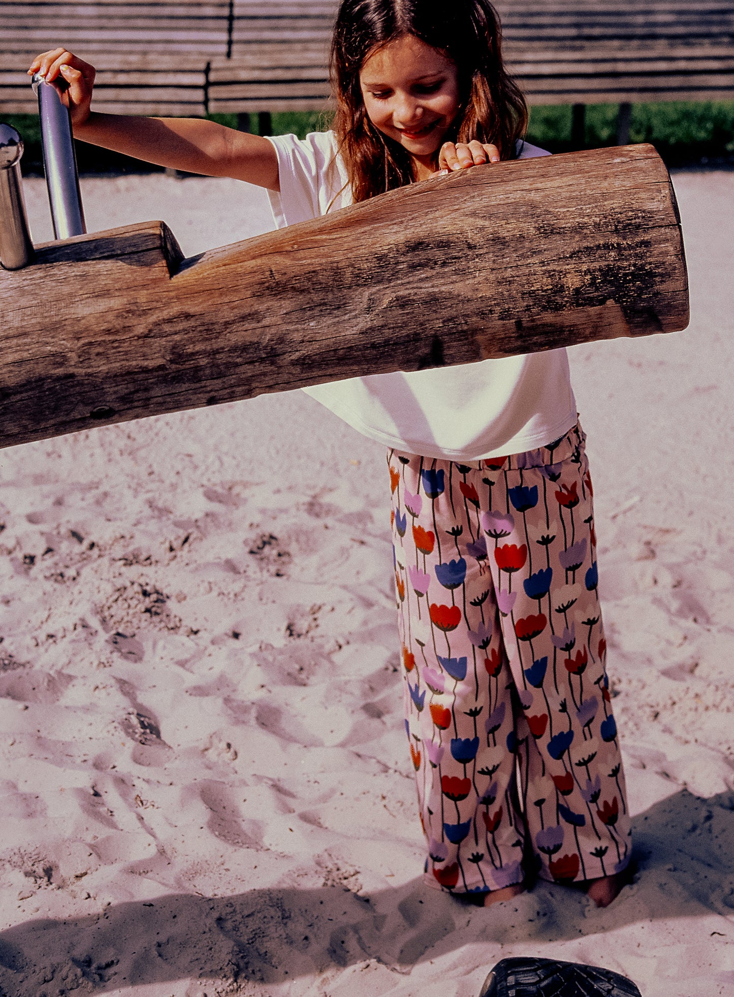 Girls - Tulips Jersey Pants