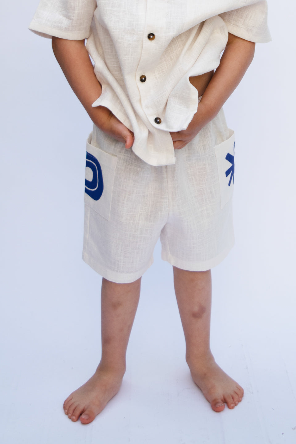 Boys – Color Club Linen Shorts