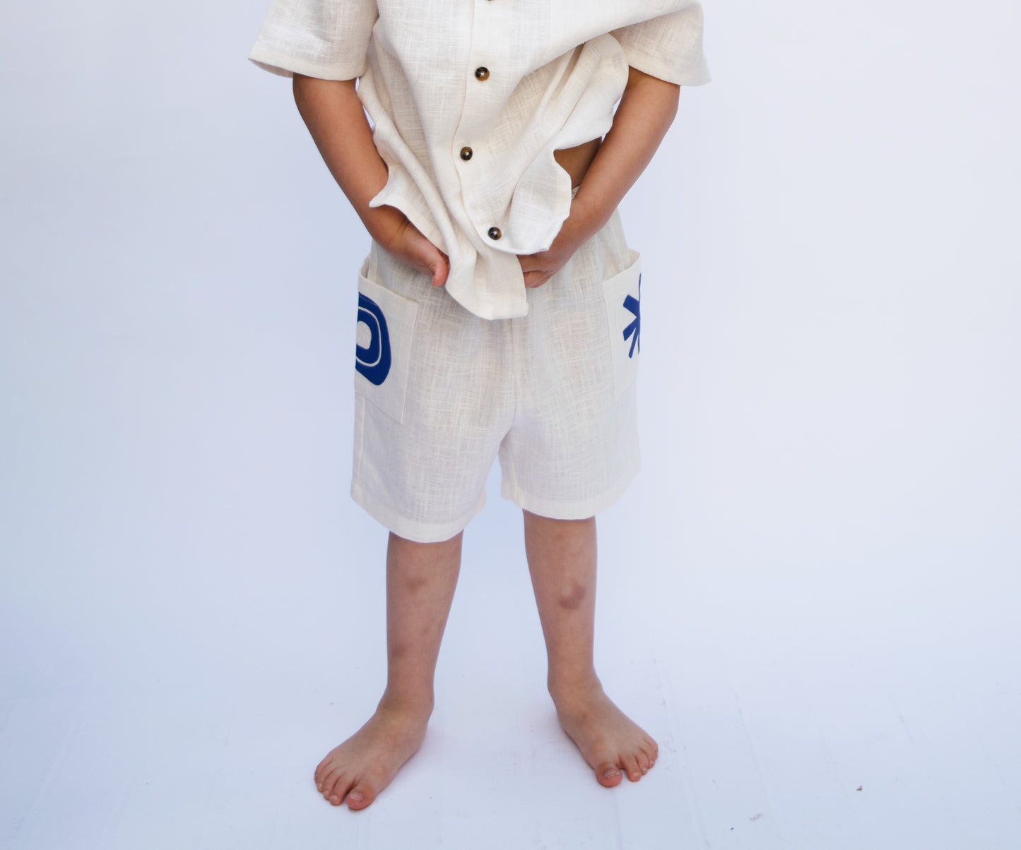 Boys – Color Club Linen Shorts