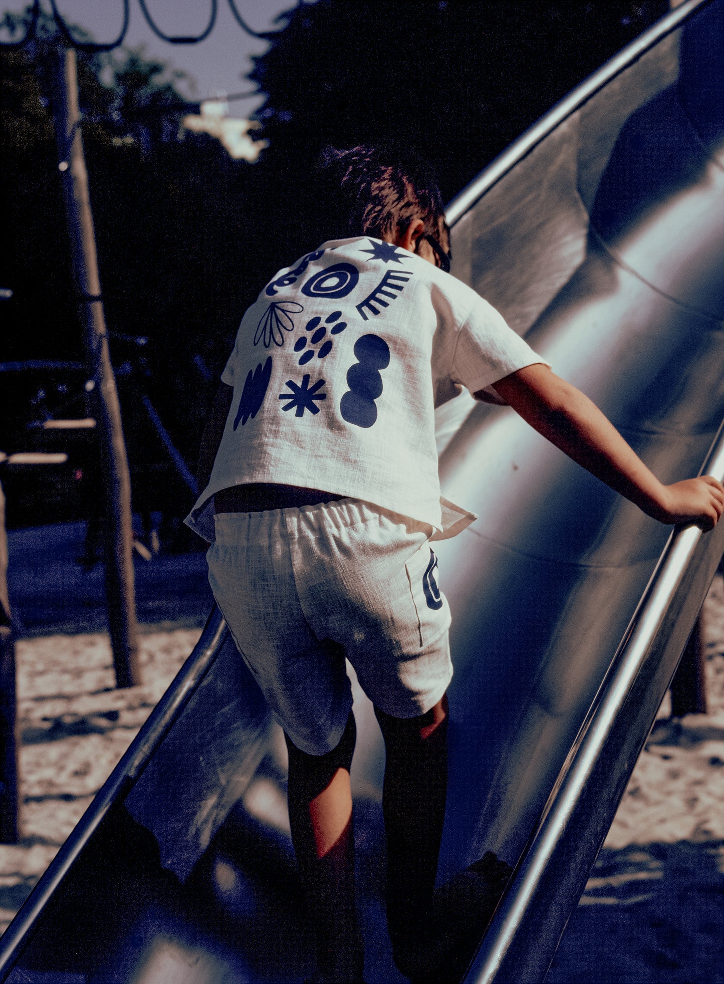 Boys – Color Club Linen Shorts